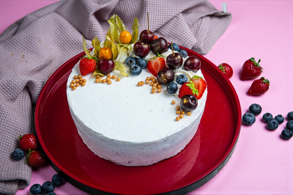 Kohupiima-kirsi tort 1kg (Tartu)